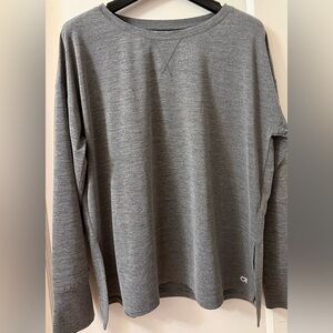 GAPFIT Long Sleeve Gray Women’s Brushed Tech Jersey